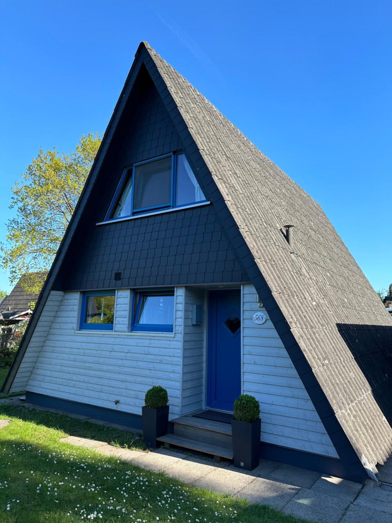 Luett Hus - Zeltdachhaus In Strandnaehe Damp Luaran gambar
